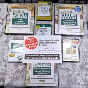Transforming Debt into Wealth System John M Cimmuta 4 DVD Set CD ROM Software‎